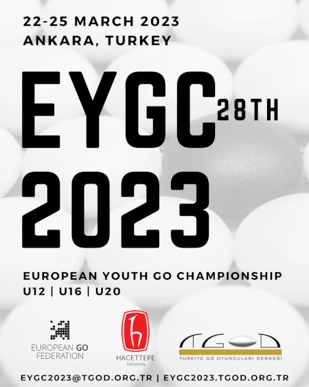 Poster du 28e championnat d'Europe jeunes de go